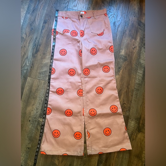 Solstice Intimates NWOT Adorable Mellow Printed Denim Hippy Happy Pants Size M - Picture 3 of 9